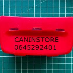 Pack Boitier ROUGE + GRAVURE (compatible pour collier GARMIN T5 TT10 TT15 T5x TT15X)