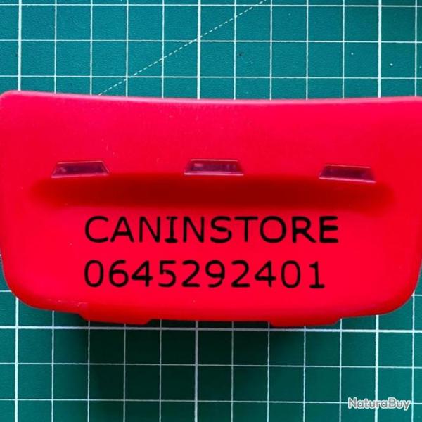 Pack Boitier ROUGE + GRAVURE (compatible pour collier GARMIN T5 TT10 TT15 T5x TT15X)