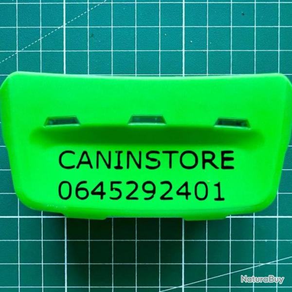 Pack Boitier VERT + GRAVURE (compatible pour collier GARMIN T5 TT10 TT15 T5x TT15X)