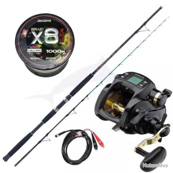 Ensemble Daiwa Pack Tanacom 750 70 lbs