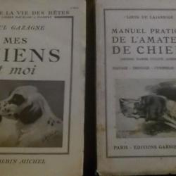 Mes chiens et moi de Paul Gazagne   + manuel pratique de l'amateur de chiens