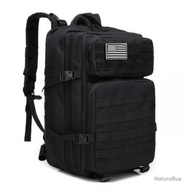 DulBackpack-Sac  dos militaire d'assaut pour homme *NOIR