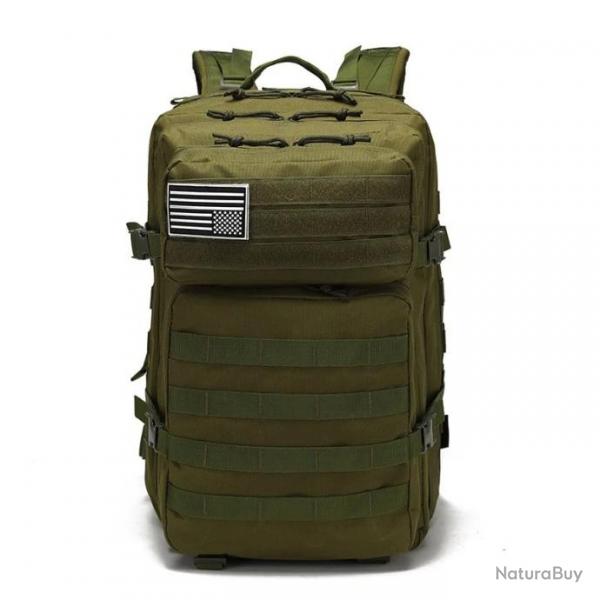 DulBackpack-Sac  dos militaire d'assaut pour homme *ARMY GREEN, LIVRAISON GRATUITE !!!