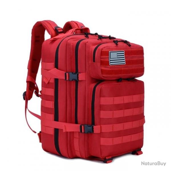 DulBackpack-Sac  dos militaire d'assaut pour homme *ROUGE, LIVRAISON GRATUITE !!!