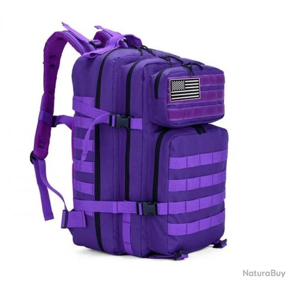 DulBackpack-Sac  dos militaire d'assaut pour homme *VIOLET