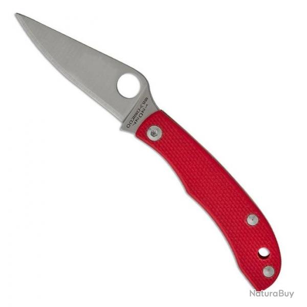 Couteau Spyderco Honeybee (12C27 / G10), Couleur rouge [Spyderco]