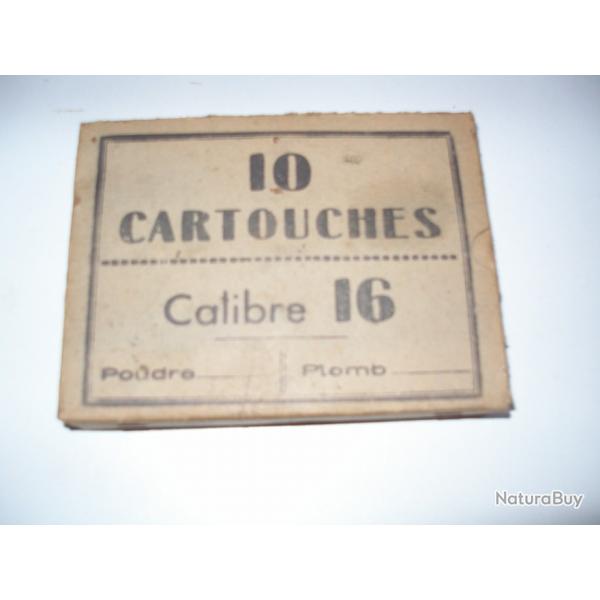 Bote MGM 10 Cartouches  broche Cal 16 Pb 5