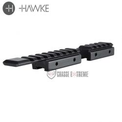 Adaptateur de Base HAWKE 2pcs 11mm Vers Picatinny