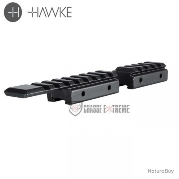 Adaptateur de Base HAWKE 2pcs 11mm Vers Picatinny