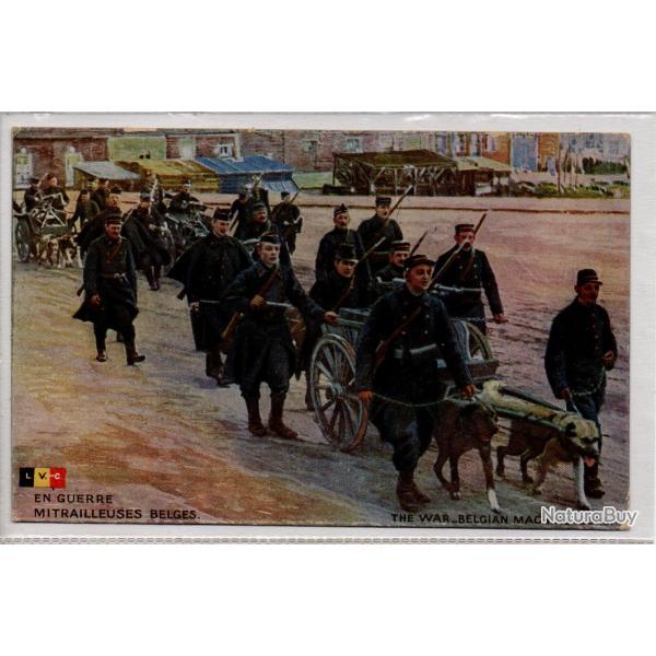 CPA  -  La Grande Guerre 1914 - Mitrailleuses belges N0036