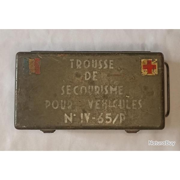 Trousse secourisme Arme Franaise pour vhicule militaire