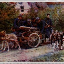CPA  -  La Grande Guerre 1914 - Mitrailleuses belges N°0035