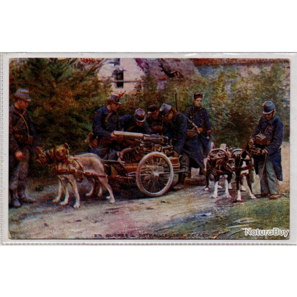 CPA  -  La Grande Guerre 1914 - Mitrailleuses belges N0035