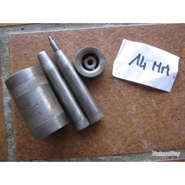 LOT OUTILS POUR SERTISSEUR SAMSON CAL 14MM