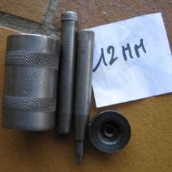 LOT OUTILS POUR SERTISSEUR SAMSON CAL 12MM