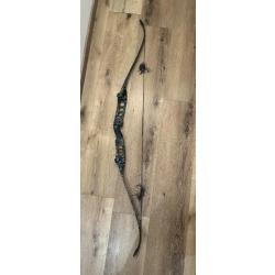 Arc recurve kingfisher PSE 56" 50 livres lbs droitier take down