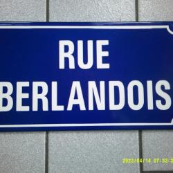 ancienne plaque de rue