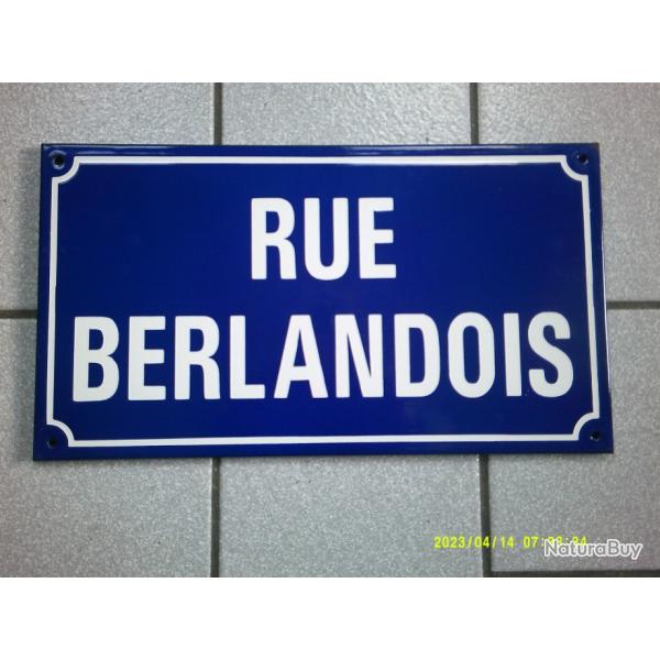 ancienne plaque de rue