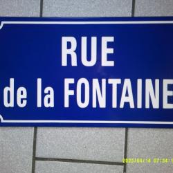 ancienne plaque de rue .4.