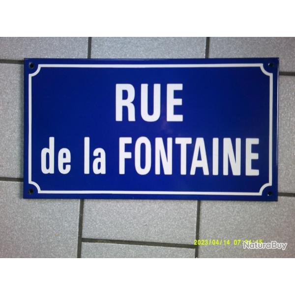 ancienne plaque de rue .4.