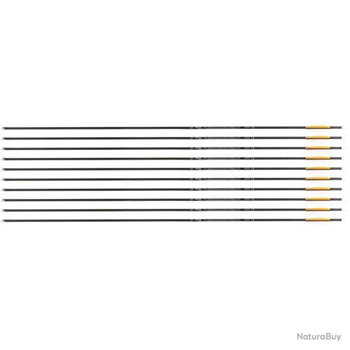 Plume de flèche Plastique Jet6 Ghost (par 60) - Orange / Gaucher