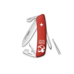 SZD04LEP Couteau suisse Swiza 11 fonctions Edition Pompiers