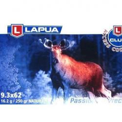 Munitions LAPUA cal.9,3x62 250gr naturalis par 60