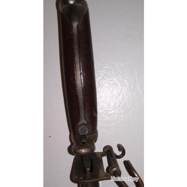Baonnette Garand plaquettes marron A.F.H 1942 US WW2