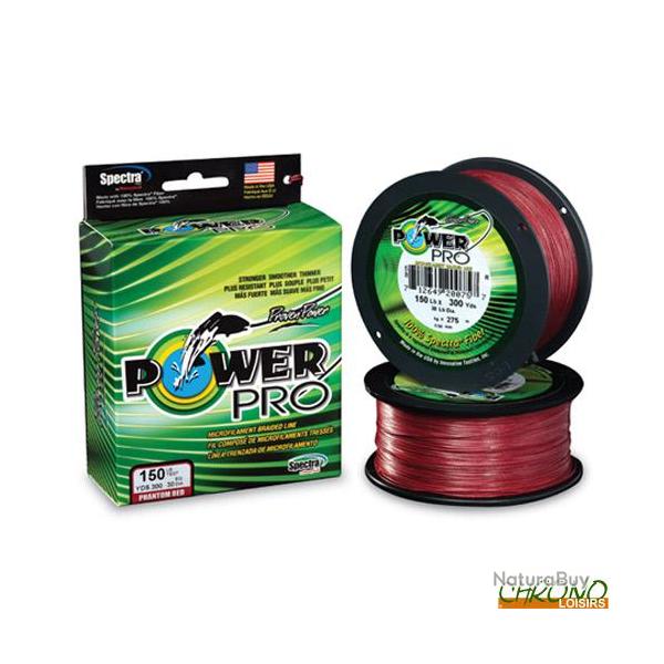 Tresse Power Pro Vermilion Red 0.28mm 275m