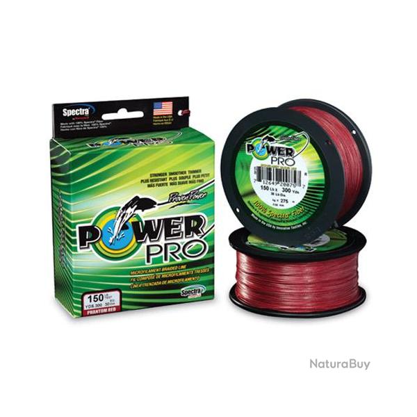 Tresse Power Pro Vermilion Red 0.28mm 275m