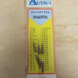 Olivettes PAQUITA de marque AUTAIN, n°5 Bis 0,95g