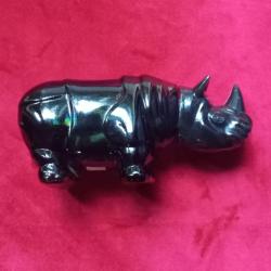 Ancien Flacon Avon en Verre Vide 20 ml Forme Rhinocéros