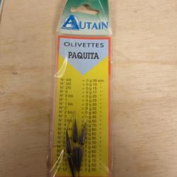 Olivettes PAQUITA de marque AUTAIN, n°7, 1,40g