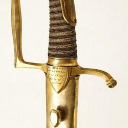 SABRE DE RECOMPENSE D'INFANTERIE DIT DES 400 BRAVES BOUTET MANUFACTURE DE VERSAILLES - FRANCE DIRECT