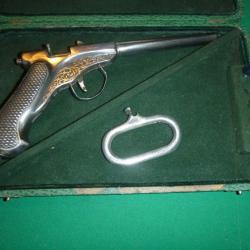 Rare pistolet Le Figaro ( Gaggenau ) en coffret