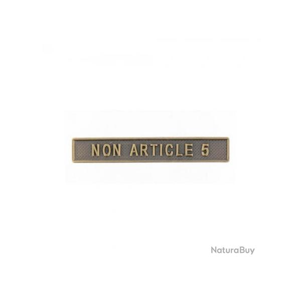 Agrafe Non Article 5 pour Mdaille Pendante