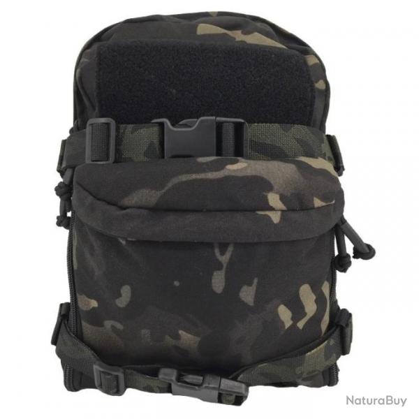 DulHydratation-Sac  dos Airsoft Assault EDC 500D -*CAMOUFLAGE NOIR*LIVRAISON GRATUITE!!