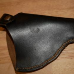 Holster pour Revolver 2" en cuir noir