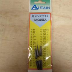 Olivettes PAQUITA de marque AUTAIN, n°9, 1,85g