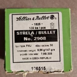 100 ogives Sellier&Bellot 147 grains cal.308