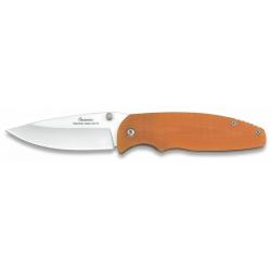 Couteau pliant orange "de battue" avec lame de 8.5cm