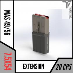 Extension chargeur fsa mas 49 56 + 10 coups Thurses industries