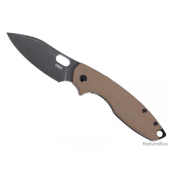 COUTEAU CRKT PILAR III BLACKWASH