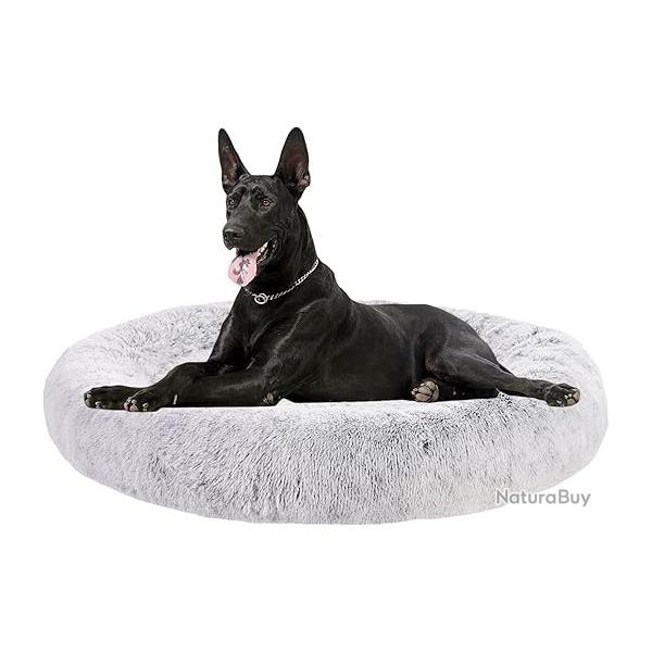 Coussin lit gris clair pour chiens - 120 cm diamtre - Gris Clair