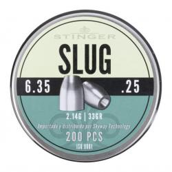 Slugs calibre 6.35mm STINGER par 200 2.6 grammes