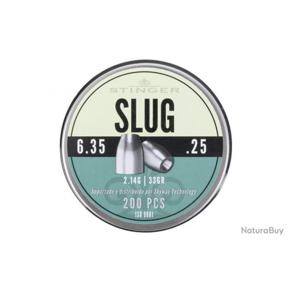 Slugs calibre 6.35mm STINGER par 200 2.6 grammes