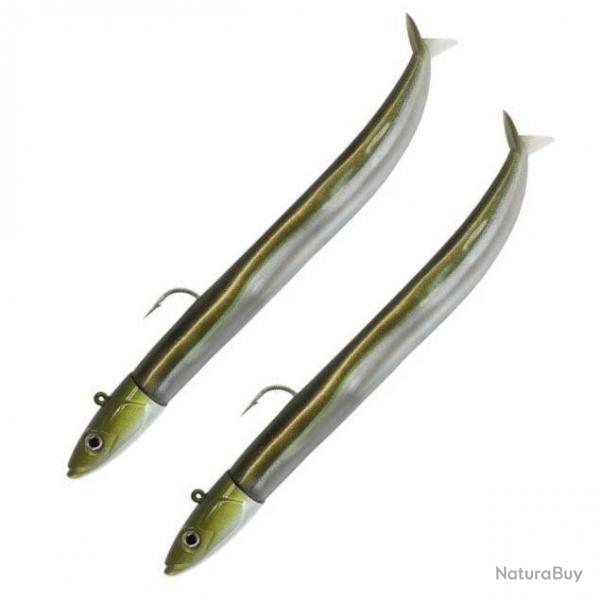 Combo Extra Deep Crazy Sand Eel 18cm 55g - Cse 180 Kaki + Rech. Kaki