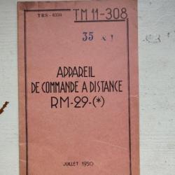 MANUEL DE L APPAREIL DE COMMANDE À DISTANCE RM-29