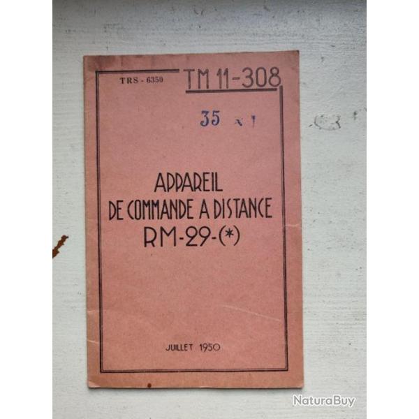 MANUEL DE L APPAREIL DE COMMANDE  DISTANCE RM-29