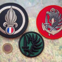 lot écussons insignes collection militaire légion parachutiste